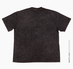 Camiseta gris con baño ácido de Adjoguening