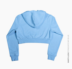 Sudadera con capucha azul cielo