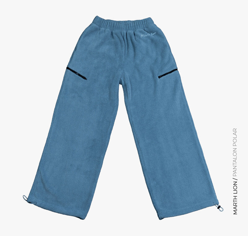 Pantalón de Forro Polar Tipo Sherpa