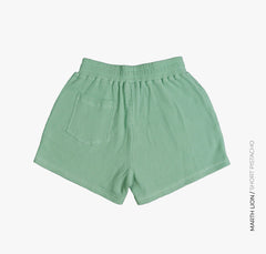 Pantalón corto texturizado de pistacho