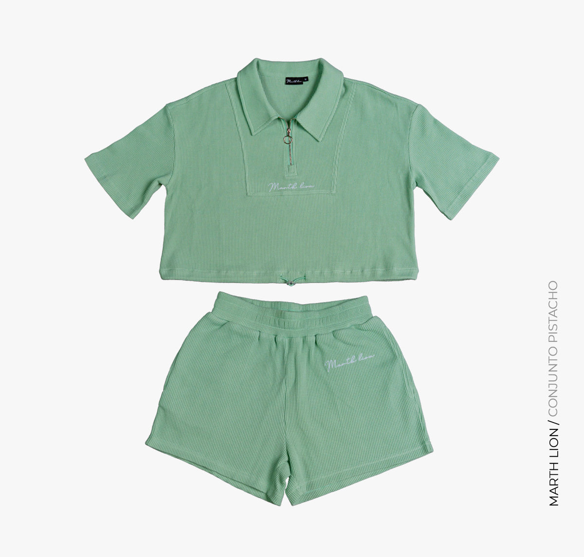 Conjunto Pistacho Texturizado