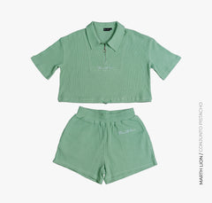 Conjunto Pistacho Texturizado