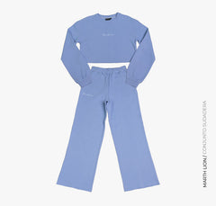 Conjunto acampanado de gofre