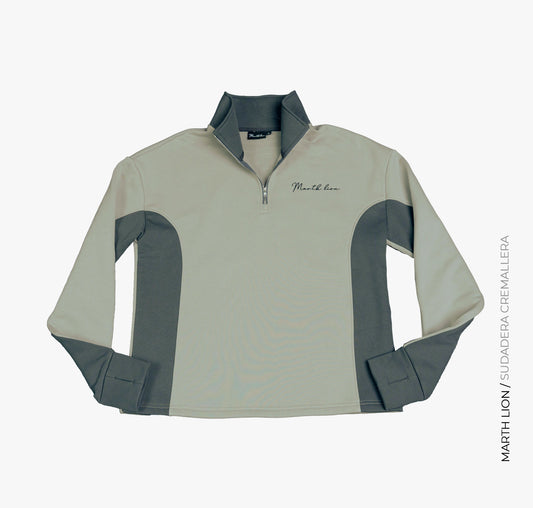 Sudadera con capucha color salmón