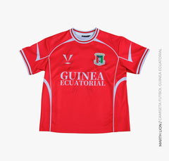 Camiseta roja de la selección nacional de fútbol de Guinea Ecuatorial