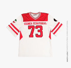 Camiseta blanca de la selección nacional de fútbol de Guinea Ecuatorial