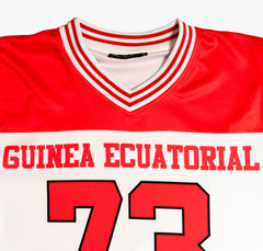 Camiseta blanca de la selección nacional de fútbol de Guinea Ecuatorial