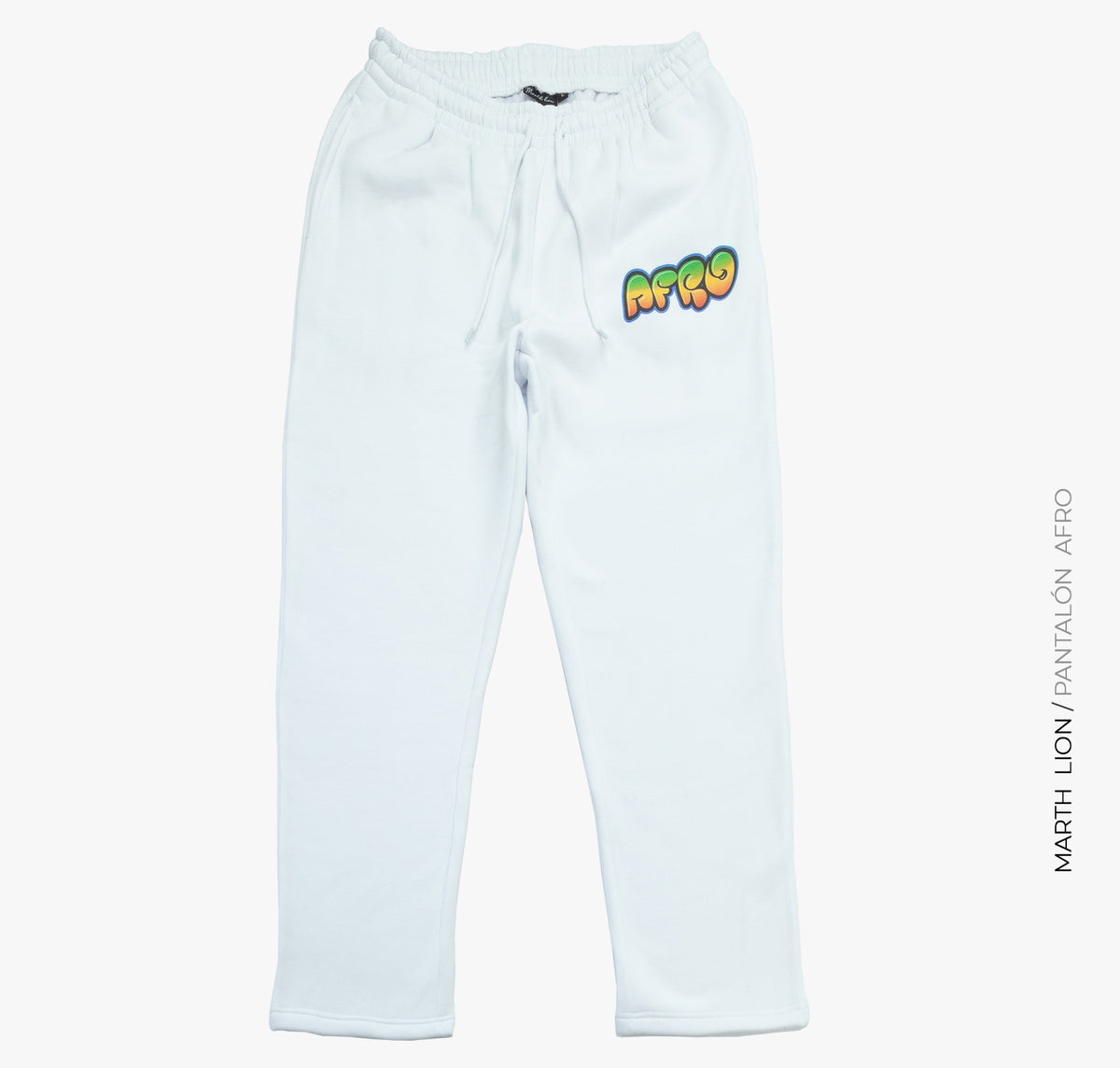 Pantalones afros blancos