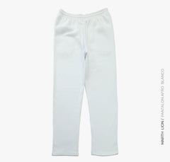 Pantalones afros blancos