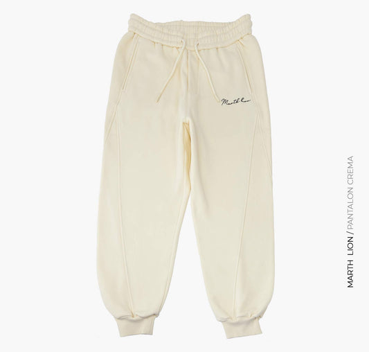 Pantalones color crema